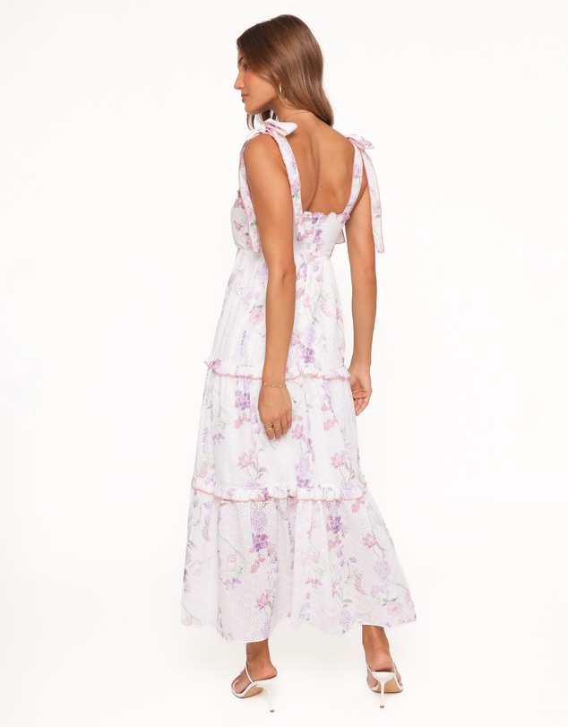 Petal & Pup - Aurelia Maxi Dress - Purple Floral