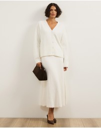 Atmos&Here - Katie Wool Blend Knitted Skirt