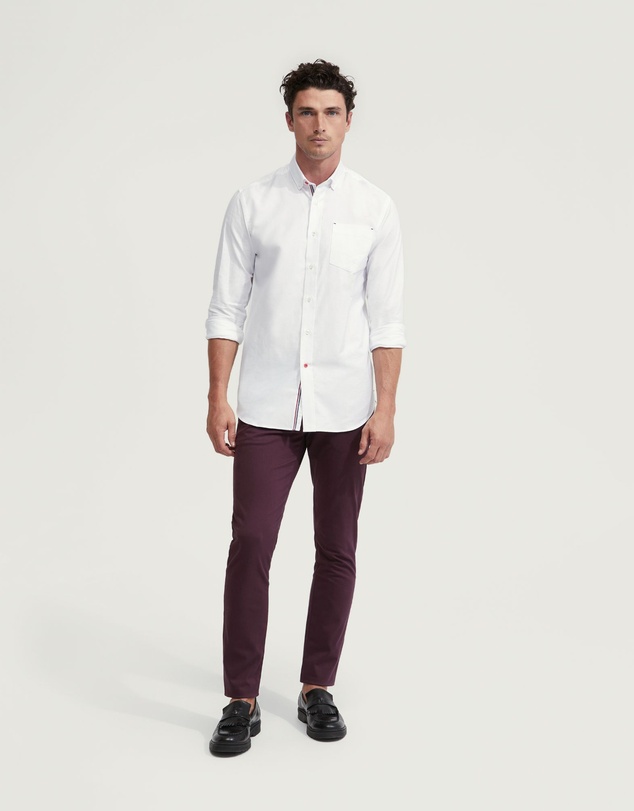 Oxford - Stratton Oxford Weave Cotton Shirt