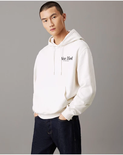 Calvin Klein Jeans - Relaxed New York Logo Hoodie