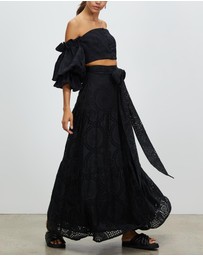 Asilio - Linen Broderie Skirt
