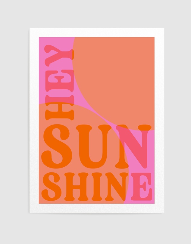 Olive et Oriel - Hey Sunshine by Treechild Art Print