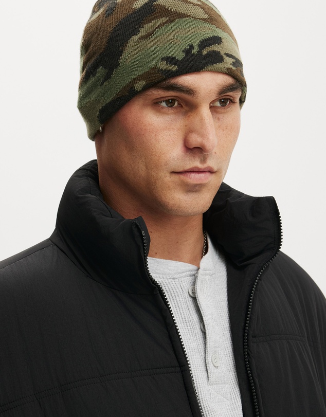 Cotton On - Skull Beanie