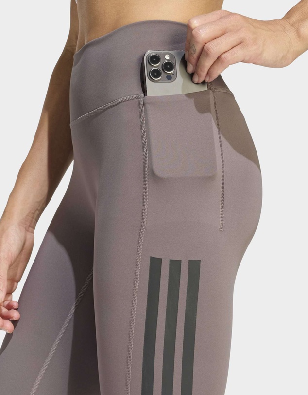 adidas Performance - Optime Workout 3-Stripes 7/8 Leggings Womens