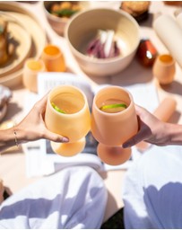 porter green - swepp | silicone unbreakable wine glasses