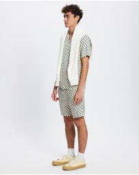 Scotch & Soda - Regular Fit Short Sleeve AOP Viscose Shirt