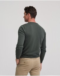 Oxford - Crew Neck Cotton Cashmere Knit