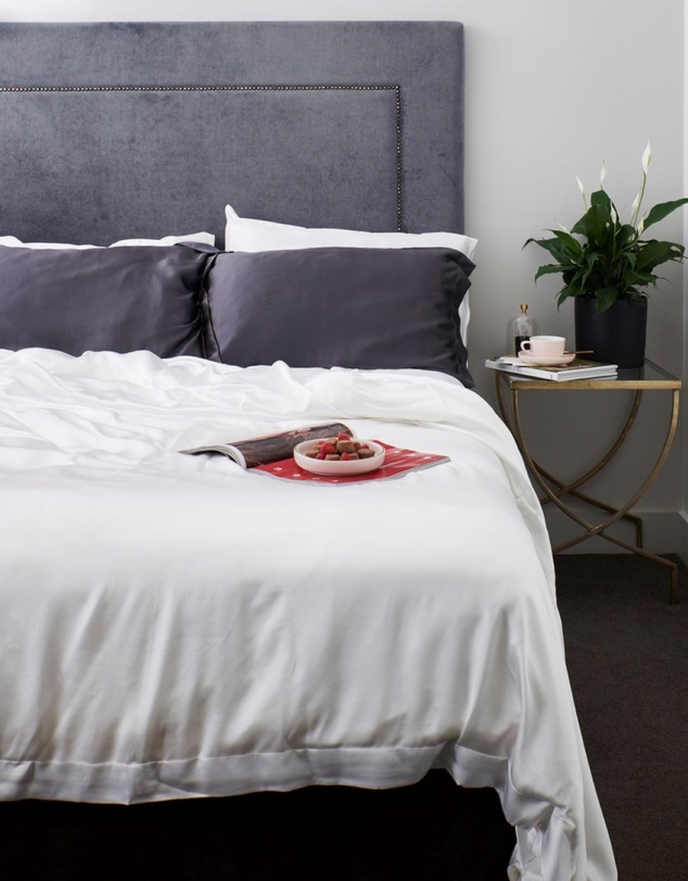 SILK MAGNOLIA - Pure Silk Duvet Cover