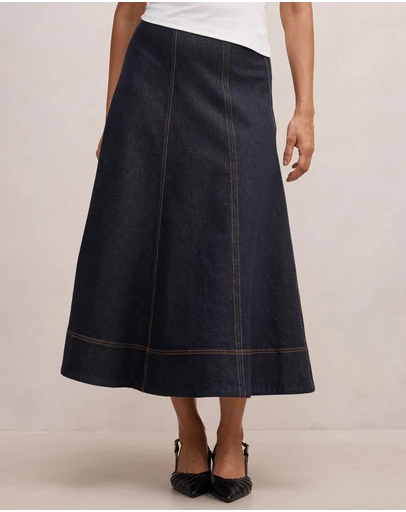Forever New - Georgia Denim Maxi Skirt