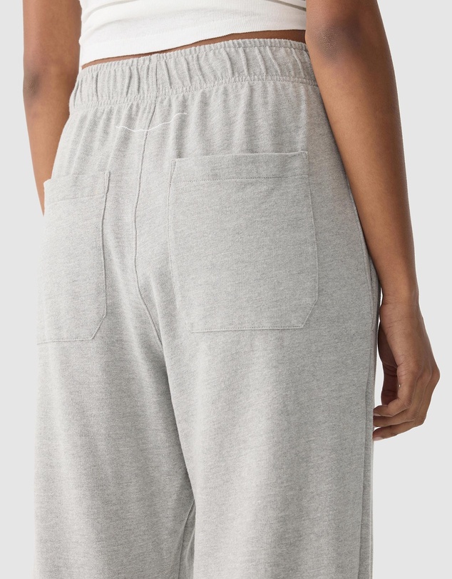 Bassike - Wide Leg French Terry Pants