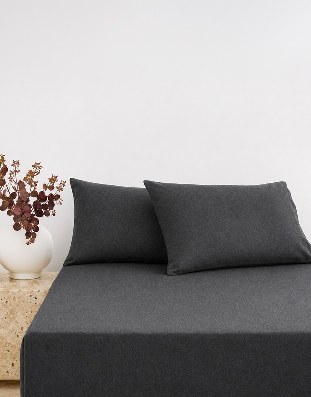 Bambury - BedT Organica - Organic Cotton and Tencel blend - Jersey Knit Fitted Sheet and Pillowcase Set