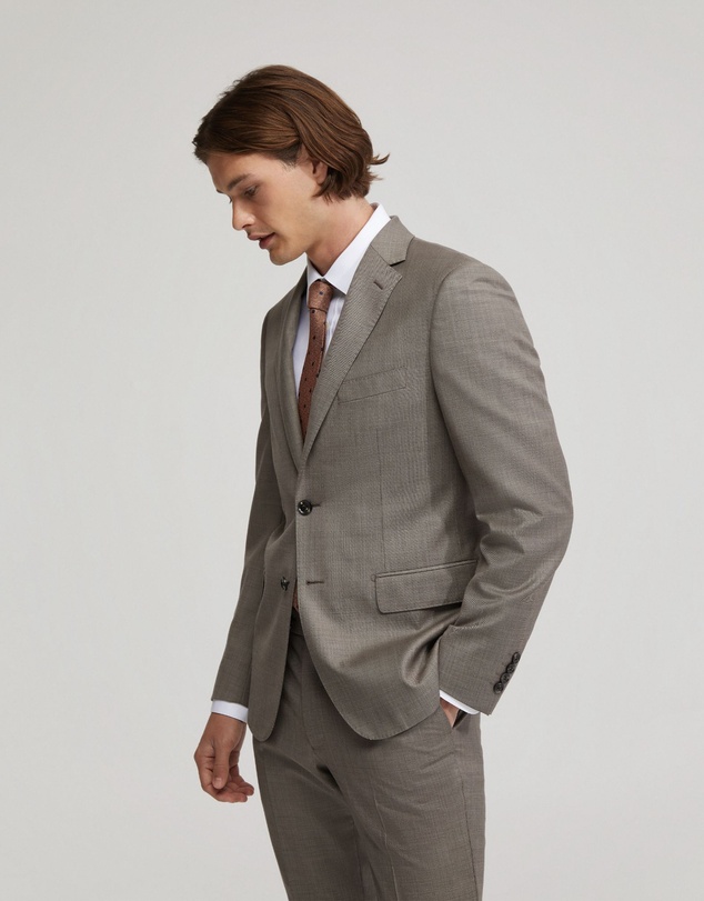 Oxford - Byron Luxury Half Canvas Wool Suit Jacket