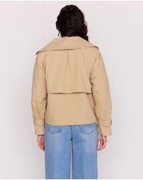 MINKPINK - Aya Cropped Trench