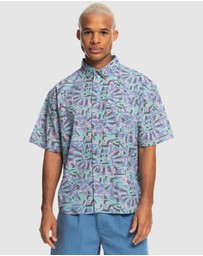 Quiksilver - Quiksilver X Stranger Things Mens The Lenora Short Sleeve Shirt