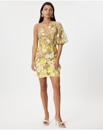 Honey and Beau - Enchanted Garden One Sleeve Dress