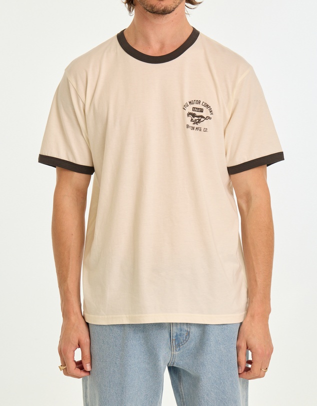Brixton - Ford Mustang Ringer Short Sleeve Tee