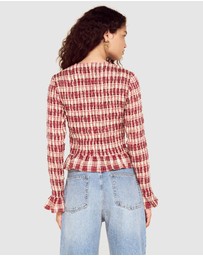 MINKPINK - Anouk Shirred Top