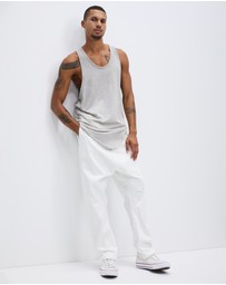 Surrounded By Ghosts - The Gismondine Denim Drawstring Pants