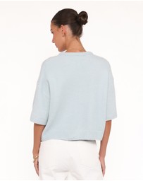 Petal & Pup - Lilith Knit Top - Blue