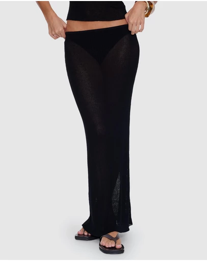 Thrills - Dissolve My Mind Knit Maxi Skirt