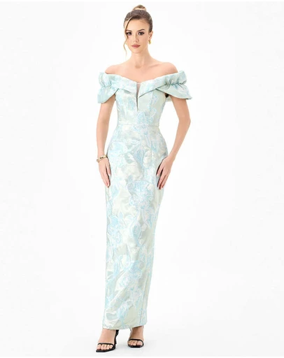 Bariano - Jazzie Off Shoulder Gown