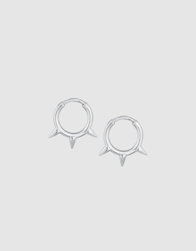 Elli Jewelry - Polished Hoop Earrings in 925 Silver