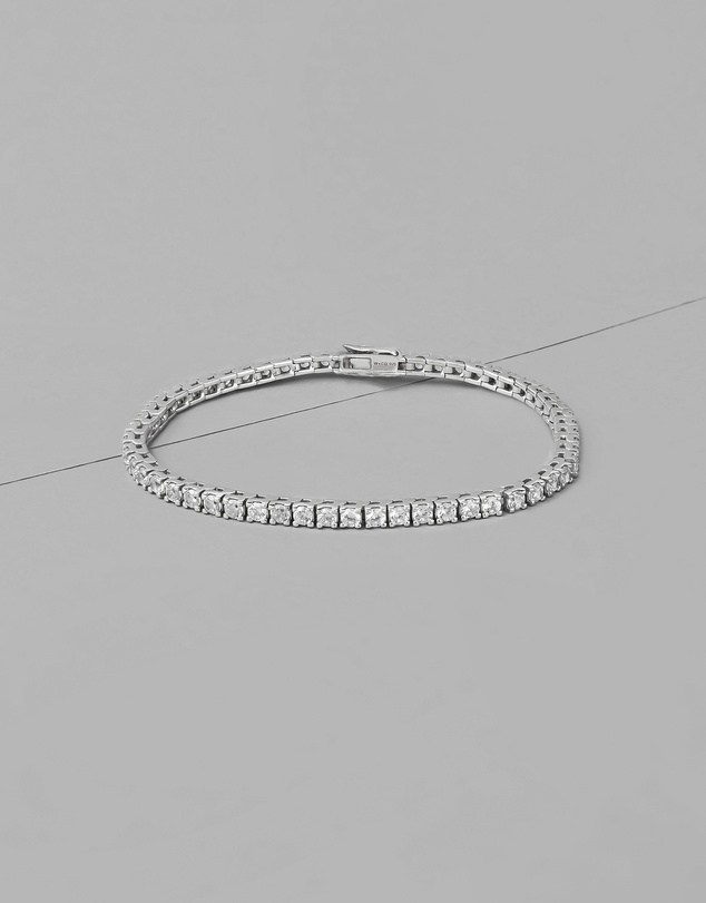 Wanderlust + Co - Pave 925 Sterling Silver Tennis Bracelet