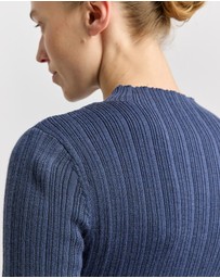 Toorallie - Variegated Rib Top