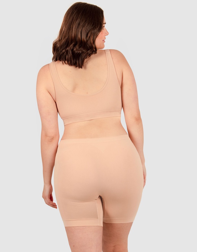 B Free Intimate Apparel - Anti Chafing High Waist Midi Cotton Shorts