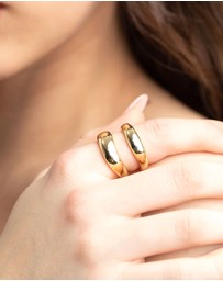 Lovisa - Gold Plated Ring Set