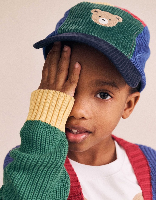 Huxbaby - Colour Block Varsity Hux Cardigan - Babies-Kids