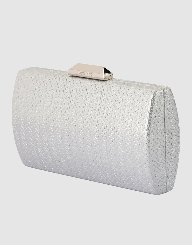 Olga Berg - Marika Embossed Clutch