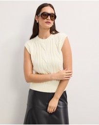 The Fated - Nickson Round Neck Knit Vest