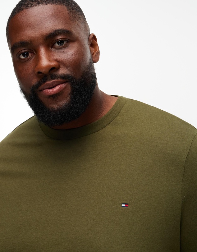 Tommy Hilfiger - Big & Tall Flag Embroidery Crew Neck T-Shirt