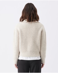 Ripe Maternity - Layla Zip Through Knit