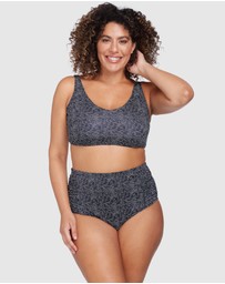 Artesands - Zig Zag Black Botticelli High Waist Swim Pant