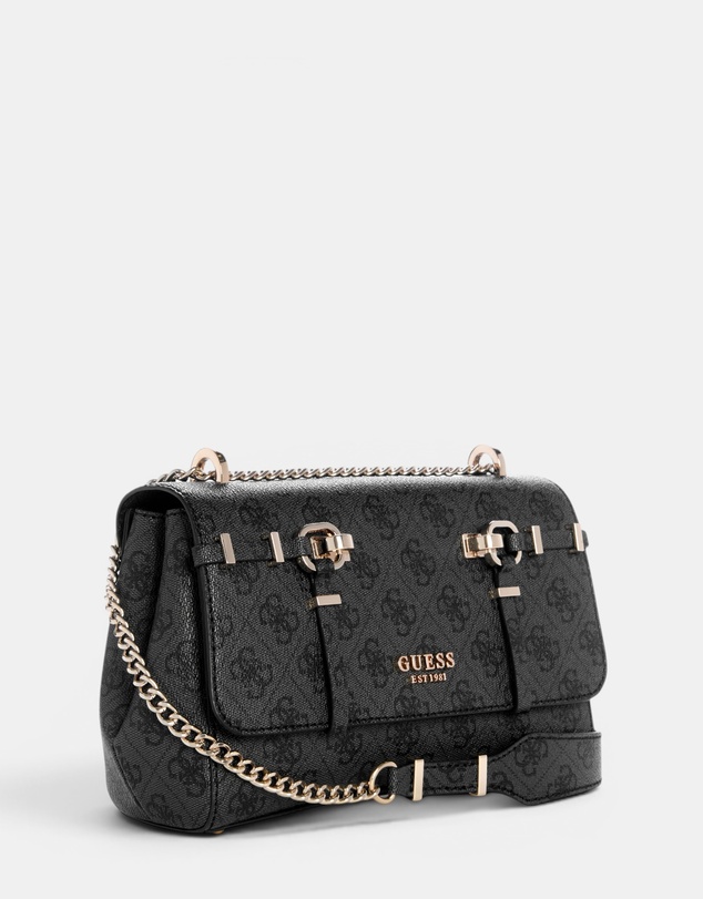 GUESS - Leona Convertible Crossbody Flap Bag