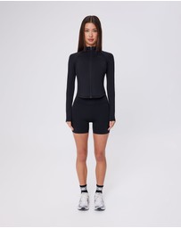 Upstate - Contour+ Zip Through - Black