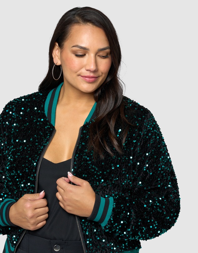 Sunday In The City - Sunday Girl Sequin Bomber