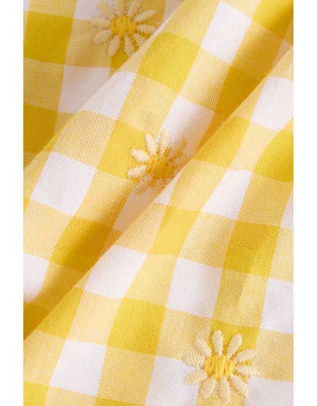 NEXT - 100% Cotton Embroidered Gingham Boy Shorts