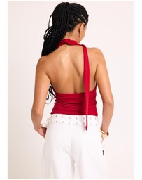 Alice In The Eve - Eloise Halter Scarf Top