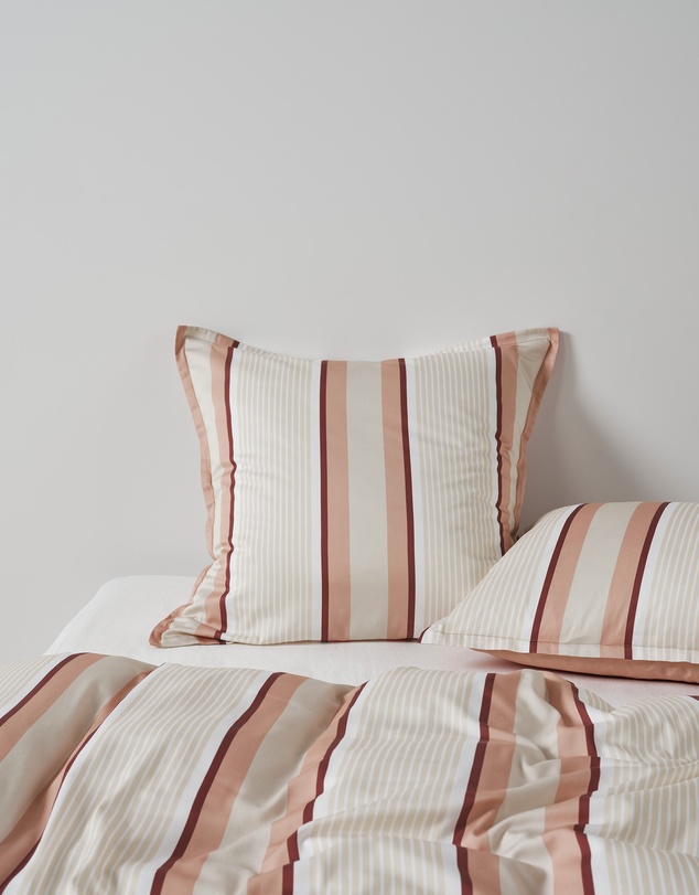 Linen House - Nara Bamboo Cotton 400TC Stripe European Pillowcase