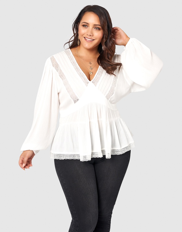 The Poetic Gypsy - Astral Passenger Lace Blouse