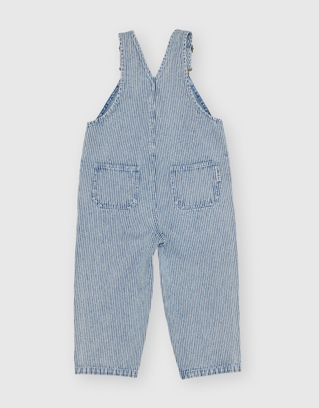 Goldie + Ace - Austin Pinstripe Denim Overalls - Babies-Kids
