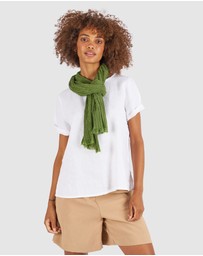CAMIXA - French Linen Crinkled Scarf