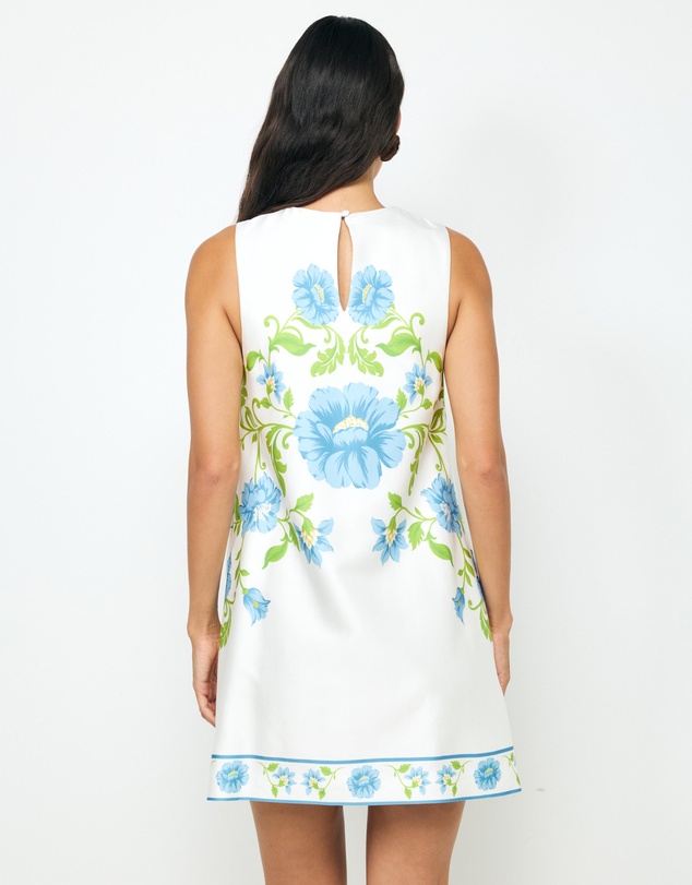 AERE - Elladia Structured Satin Mini Dress
