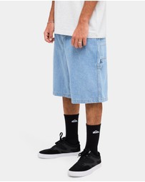 Quiksilver - Mens YG Baggy Denim Shorts