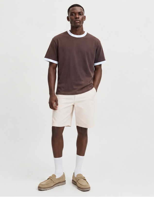 Jack & Jones - Jorchamberi Ringer Tee SS Crew Neck