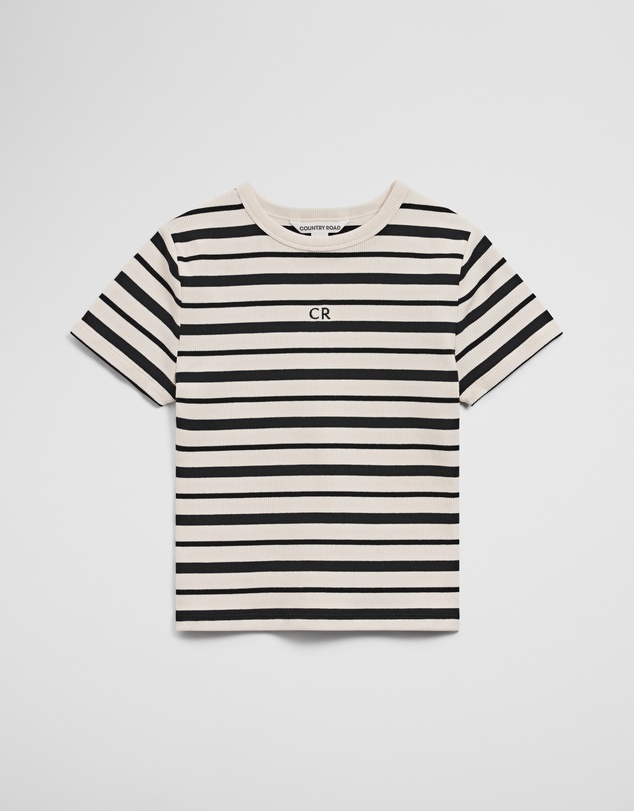 Country Road - Teen Short Sleeve Rib T-shirt