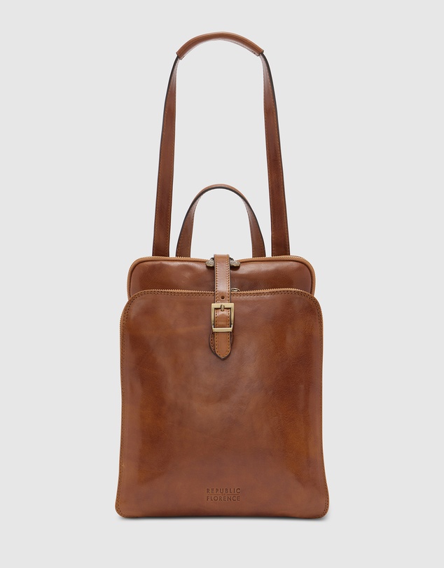 Florence - The Emma Tan 3-in-1 Convertible Backpack
